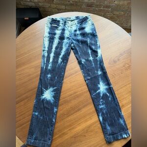 Dolce & Gabbana Collection Blue Tie-Dye Jeans